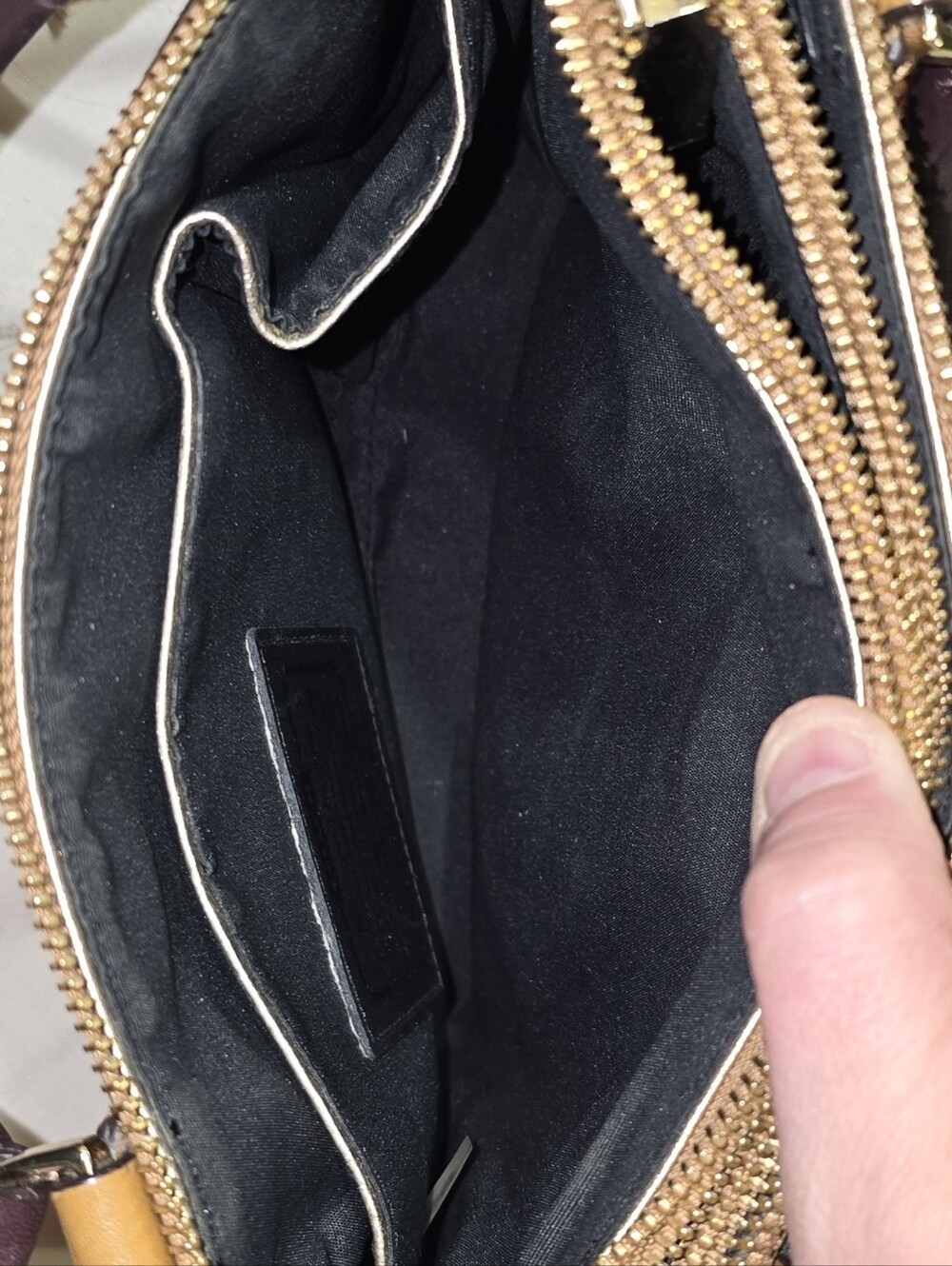 Coach Mini Borough Bag In Retro Colorblock Leather - Picture 14 of 15
